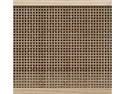 Claudia Mueble para TV madera maciza pino y ratán natural 105x30x40 cm