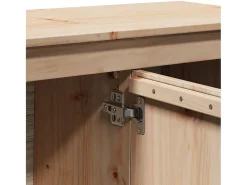 Clinton Corners Mueble de TV de madera maciza de pino 103x36,5x52 cm