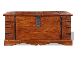 Cofre de almacenamiento de madera maciza ES158977