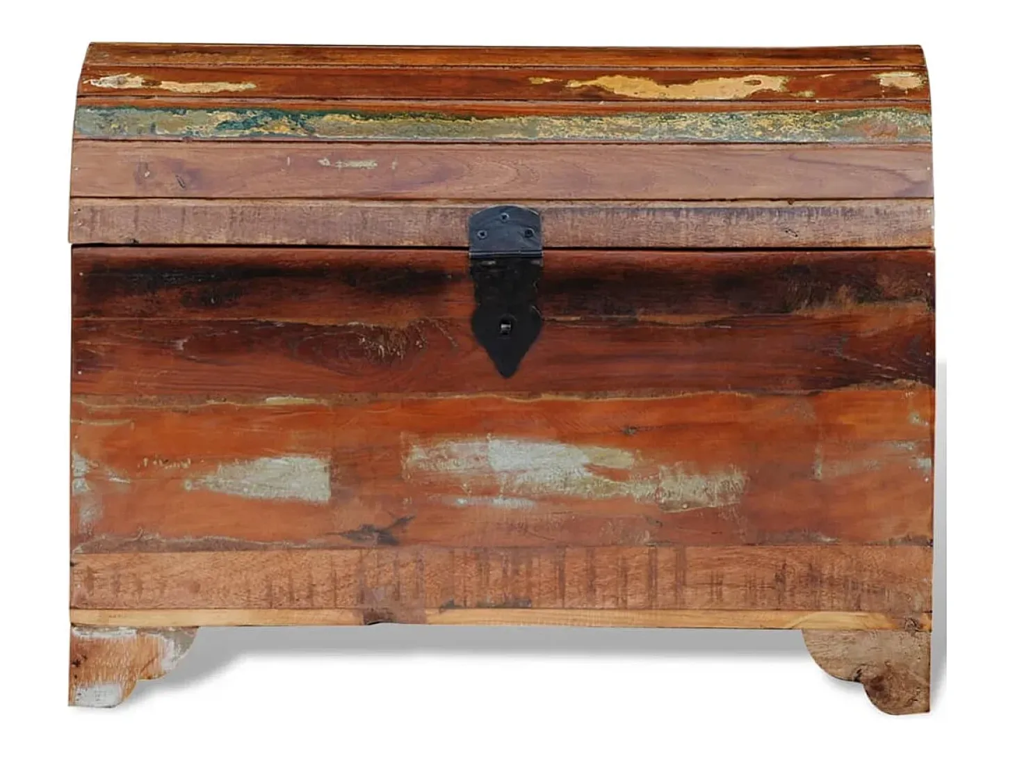 Cofre de almacenamiento de madera maciza reciclada ES164162