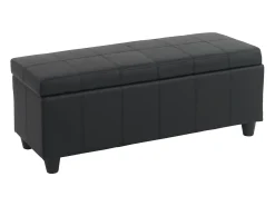 Cofre de almacenamiento Kriens, negro mate