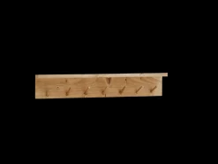 Colgador de pared de madera maciza en tono natural de 61x9,5cm - KATE - DECOWOOD