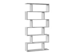 Conjunto 2 Estanterías Salón Gris Cemento (baja y alta)