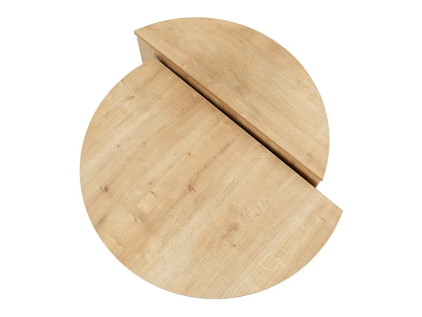 Conjunto de 2 mesas de centro - Color: Natural claro - ALOEVA
