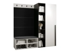 Conjunto de guardarropa Miro 1 184/164/42 (Blanco/Manila 18)