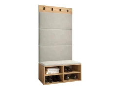 Conjunto de guardarropa Miro 2 184/84/42 (Roble/Manila 02)