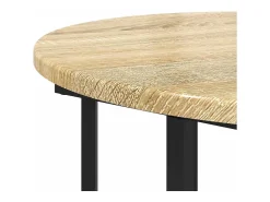 Conjunto de mesas auxiliares 2 piezas Roble Sonoma y Negro