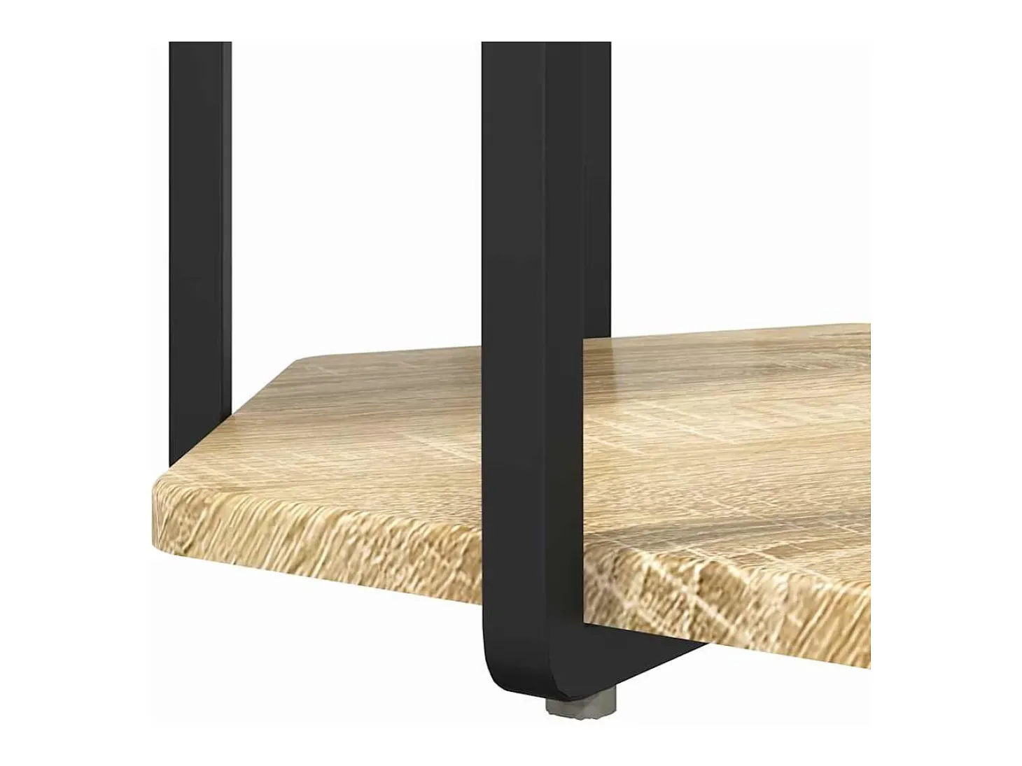 Conjunto de mesas auxiliares 2 piezas Roble Sonoma y Negro