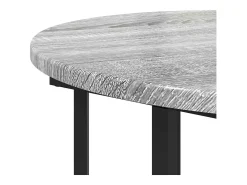 Conjunto de mesas auxiliares 2 piezas Gris sonoma y Negro