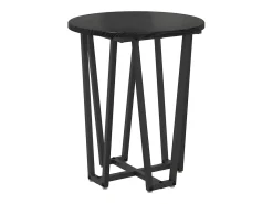 Conjunto de mesas auxiliares 2 piezas Roble negro