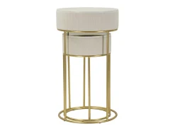 Conjunto de Mesitas Auxiliares VKH772, Beige, 50x50x90 cm, Kendra Home