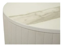 Conjunto de Mesitas Auxiliares VKH772, Beige, 50x50x90 cm, Kendra Home