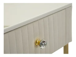 Conjunto de Mesitas Auxiliares VKH771, Beige, 45x45x90 cm, Kendra Home