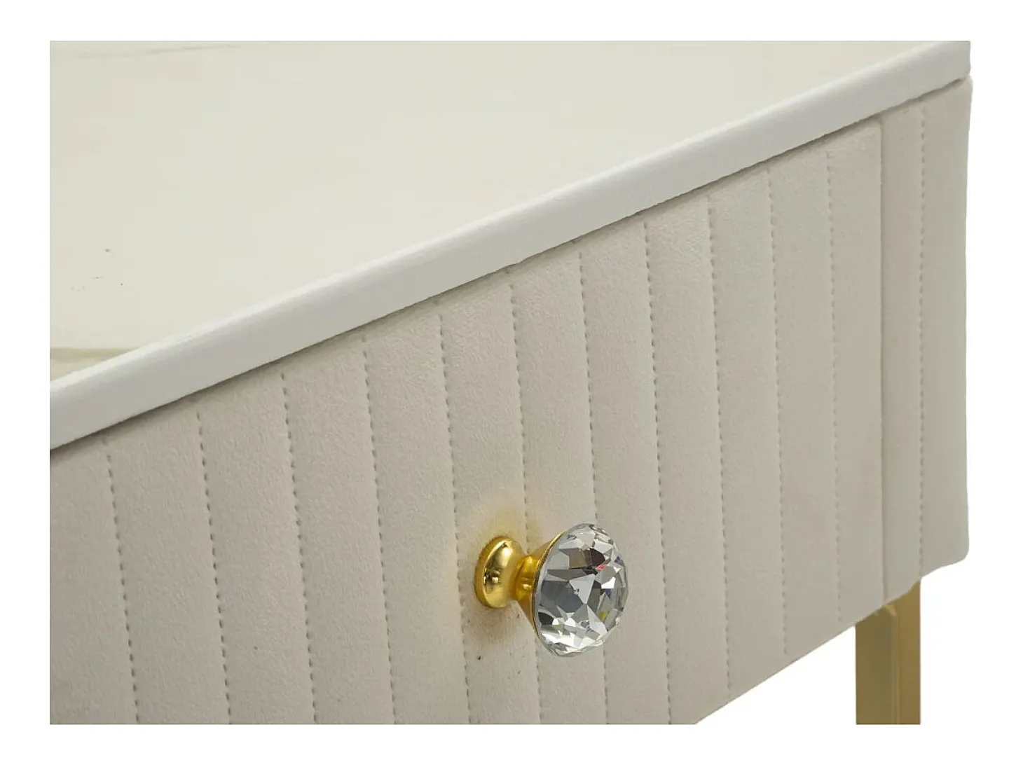 Conjunto de Mesitas Auxiliares VKH771, Beige, 45x45x90 cm, Kendra Home
