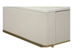 Conjunto de Mesitas Auxiliares VKH771, Beige, 45x45x90 cm, Kendra Home