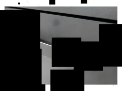 Conjunto de mueble de entrada de 4 piezas en roble oscuro y melamina gris Orcel