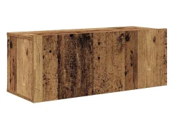 Conjunto de mueble de TV de 8 piezas Madera antigua Mediano 30,5 x 30 x 30 cm