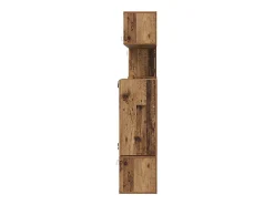 Conjunto de mueble de TV de 8 piezas Madera antigua Mediano 30,5 x 30 x 30 cm