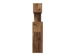 Conjunto de mueble de TV de 8 piezas, madera antigua, 80 x 30 x 30 cm