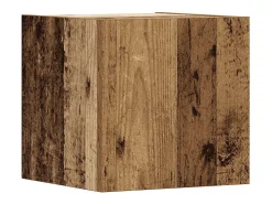 Conjunto de mueble de TV de pared de 5 piezas, madera vieja, madera de ingeniería