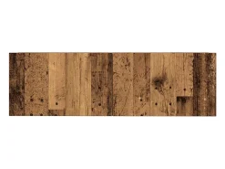 Conjunto de mueble de TV de pared de 7 piezas, madera envejecida, madera de ingeniería