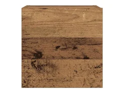 Conjunto de mueble de TV de pared de 7 piezas, madera envejecida, madera de ingeniería