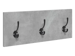 Conjunto de muebles de pasillo de 4 piezas de madera de ingeniería de hormigón gris