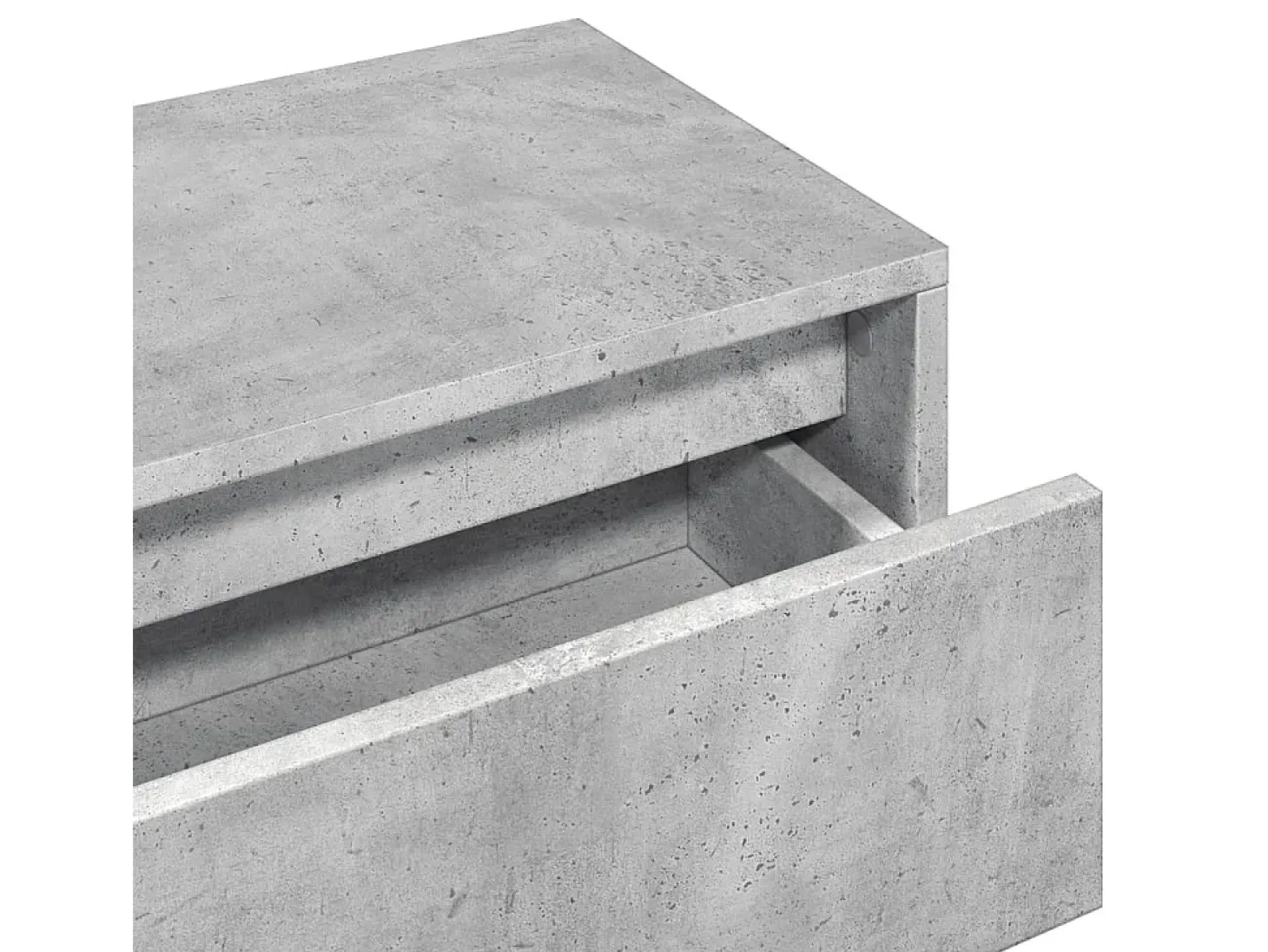 Conjunto de muebles de pasillo de 4 piezas de madera de ingeniería de hormigón gris