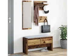 Conjunto de muebles de recibidor Madera antigua 90 x 31 x 46,5 cm
