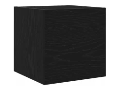 Conjunto de soporte para TV de 5 piezas de madera de ingeniería de roble negro