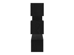 Conjunto de soporte para TV de 5 piezas de madera de ingeniería de roble negro