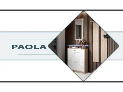 Conjunto recibidor para Entrada Pasillo en Sonoma y Blanco con LED 105x24x89cm Paola