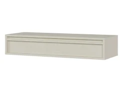 Consola - 90 cm - con cajón - suspendida - crema - EVO
