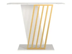 Consola - Color: Efecto mármol blanco y dorado - ORSONA