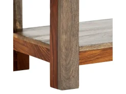 Consola con 3 cajones 120x30x75 cm Madera maciza