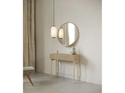 Consola con cajón - de pie - 90 cm - color roble aceitado - NOLIE