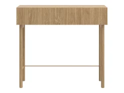 Consola con cajón - de pie - 90 cm - color roble aceitado - NOLIE