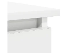 Consola con cajones blanca 85,5x38,5x74,5 cm
