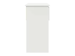 Consola con cajones blanca 85,5x38,5x74,5 cm