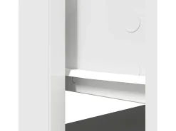 Consola con cajones blanca 85,5x38,5x74,5 cm