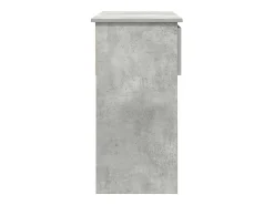 Consola con cajones, gris hormigón, 85,5x38,5x74,5 cm