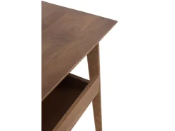 Consola con un cajón de madera maciza de acacia