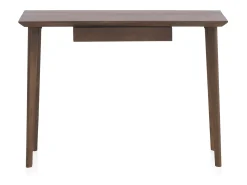 Consola con un cajón de madera maciza de acacia