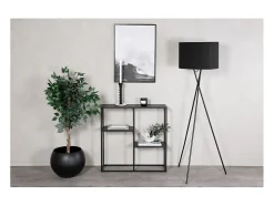 Consola de acero negro Staal
