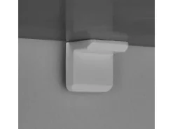 Consola de entrada diseño minimalista ovalado Sira - Beige