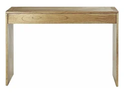 Consola de madera de mindi maciza