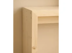 Consola de madera maciza de abeto Decowood en tono natural de 120x80cm - TELVA - DECOWOOD