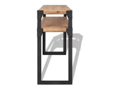 Consola de mesa Bois d'acacia massif 120 x 40 x 85 cm