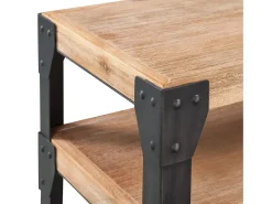 Consola de mesa Bois d'acacia massif 120 x 40 x 85 cm