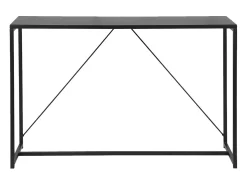 Consola de metal, 120cm negro